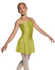 Solid Lycra Camisole Dress with Pinch