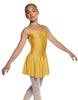 Solid Lycra Camisole Dress with Pinch