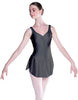 Solid Lycra Soiree Leotard with Skirt