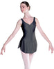 Solid Lycra Soiree Leotard with Skirt