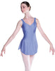 Solid Lycra Soiree Leotard with Skirt