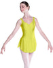 Solid Lycra Soiree Leotard with Skirt