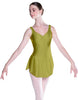 Solid Lycra Soiree Leotard with Skirt