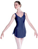 Solid Lycra Soiree Leotard with Skirt