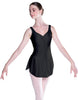 Solid Lycra Soiree Leotard with Skirt
