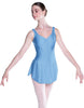 Solid Lycra Soiree Leotard with Skirt