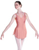 Solid Lycra Soiree Leotard with Skirt