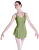 Solid Lycra Soiree Leotard with Skirt