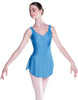 Solid Lycra Soiree Leotard with Skirt