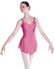 Solid Lycra Soiree Leotard with Skirt
