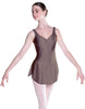 Solid Lycra Soiree Leotard with Skirt