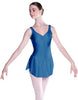 Solid Lycra Soiree Leotard with Skirt