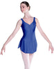 Solid Lycra Soiree Leotard with Skirt