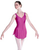 Solid Lycra Soiree Leotard with Skirt