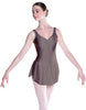 Solid Lycra Soiree Leotard with Skirt