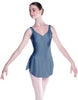 Solid Lycra Soiree Leotard with Skirt