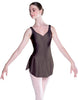 Solid Lycra Soiree Leotard with Skirt