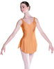 Solid Lycra Soiree Leotard with Skirt