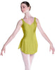 Solid Lycra Soiree Leotard with Skirt