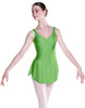 Solid Lycra Soiree Leotard with Skirt