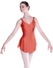 Solid Lycra Soiree Leotard with Skirt