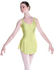 Solid Lycra Soiree Leotard with Skirt