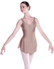 Solid Lycra Soiree Leotard with Skirt
