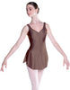 Solid Lycra Soiree Leotard with Skirt