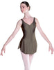Solid Lycra Soiree Leotard with Skirt