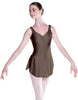 Solid Lycra Soiree Leotard with Skirt
