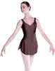 Solid Lycra Soiree Leotard with Skirt