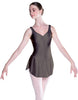 Solid Lycra Soiree Leotard with Skirt