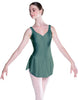 Solid Lycra Soiree Leotard with Skirt