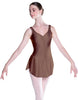 Solid Lycra Soiree Leotard with Skirt