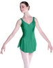 Solid Lycra Soiree Leotard with Skirt