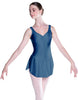 Solid Lycra Soiree Leotard with Skirt