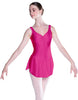Solid Lycra Soiree Leotard with Skirt