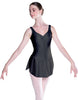 Solid Lycra Soiree Leotard with Skirt