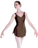 Solid Lycra Soiree Leotard with Skirt