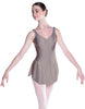 Solid Lycra Soiree Leotard with Skirt