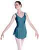 Solid Lycra Soiree Leotard with Skirt