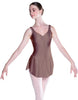 Solid Lycra Soiree Leotard with Skirt