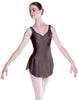 Solid Lycra Soiree Leotard with Skirt