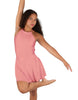 Solid Lycra Halter Dress with Bow back