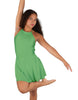 Solid Lycra Halter Dress with Bow back