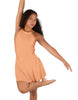 Solid Lycra Halter Dress with Bow back