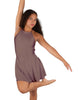 Solid Lycra Halter Dress with Bow back