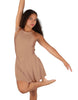 Solid Lycra Halter Dress with Bow back