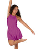 Solid Lycra Halter Dress with Bow back