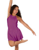 Solid Lycra Halter Dress with Bow back